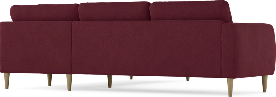 Bridge - Hörnsoffa, 2+2-sits - Röd