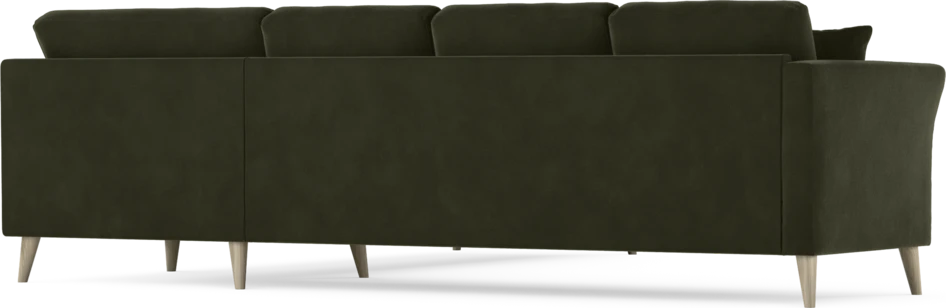Eden - Hörnsoffa, 3+3-sits - Grön