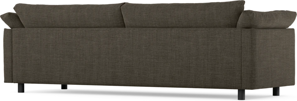 Cherrie - 4-sits soffa, fast klädsel - Brun