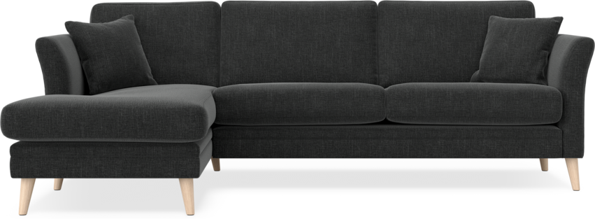 Eden - 2,5-sits soffa med schäslong - Grå