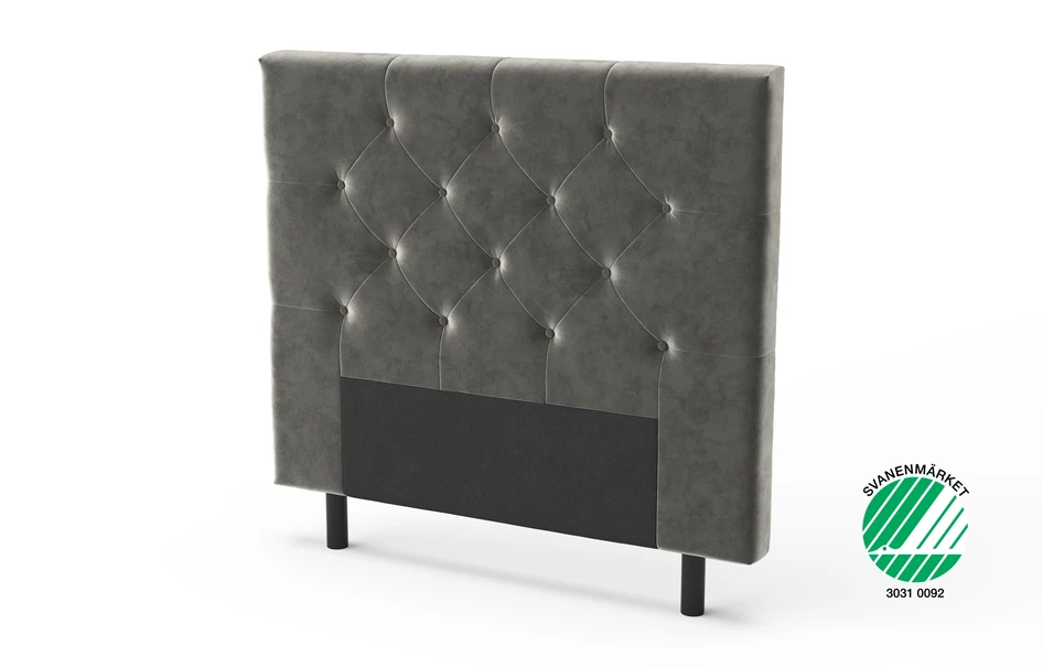 Feel - Sänggavel, B 90-140 cm - Grå