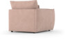 Pieces - 1-sits med armstöd vänster - Rosa
