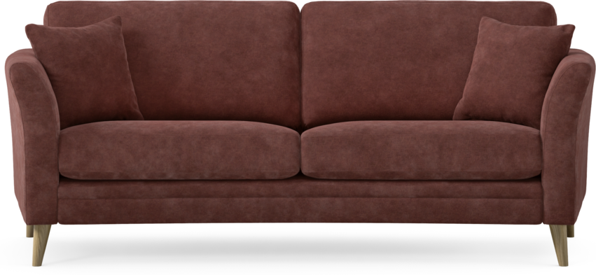 Eden - 2,5-sits soffa svängd - Röd