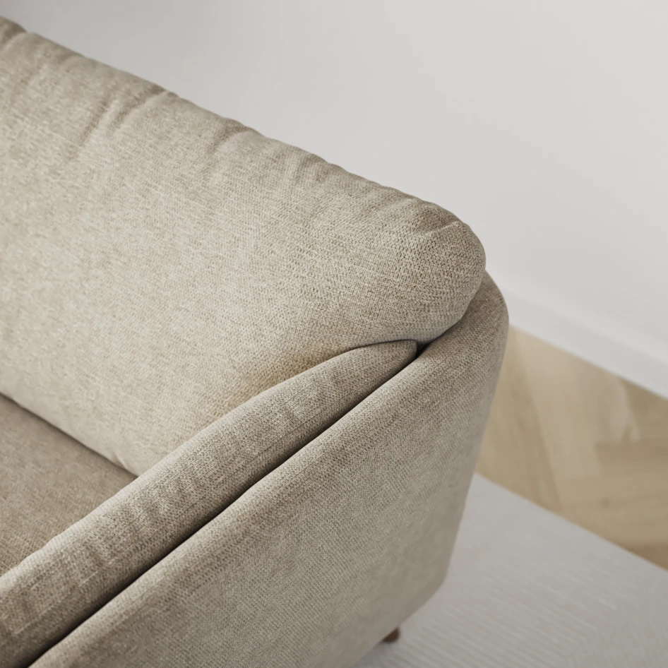 Madison Lux - 2-sits soffa med divan vänster och schäslong höger - Beige