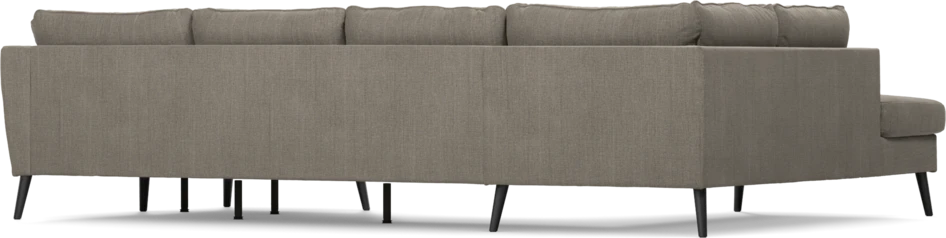 County - 3-sits soffa med divan vänster och schäslong höger - Brun