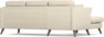 Eden - 2-sits soffa med schäslong - Beige