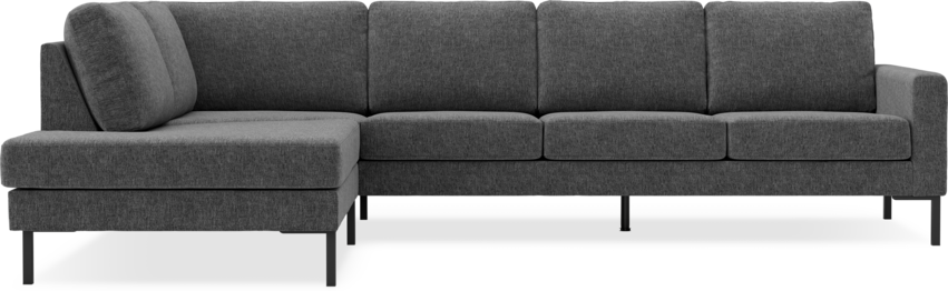 Sierra - 3-sits soffa med divan vänster - Grå