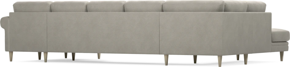 Eden - 3-sits soffa med divan vänster och schäslong höger - Grå