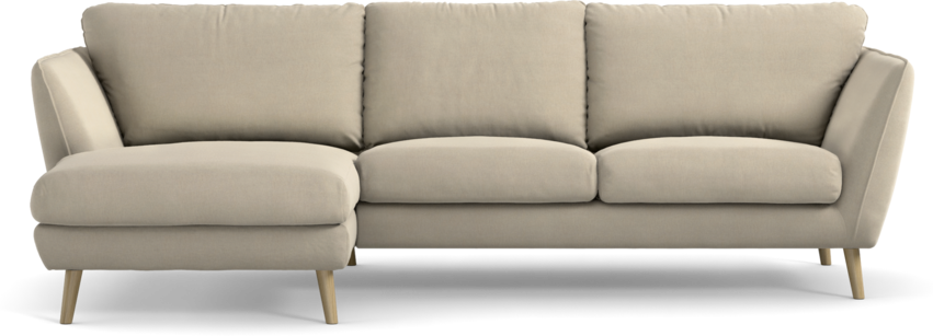 Madison - 2-sits soffa med schäslong vänster - Beige