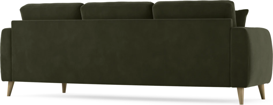Eden - 3-sits soffa svängd - Grön