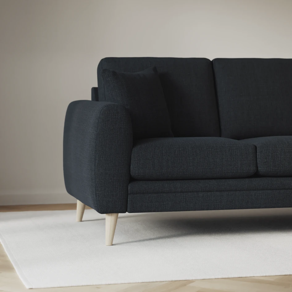 Eden - 2,5-sits soffa svängd - Blå