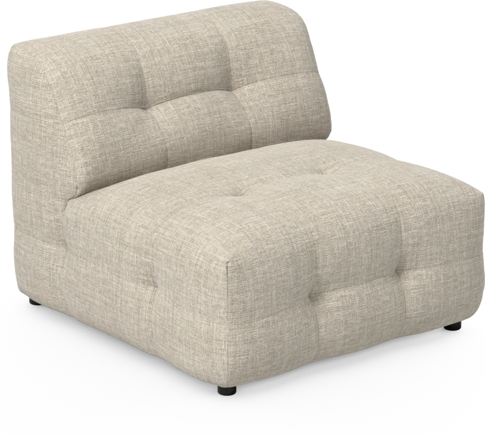 Bella - 1-sits utan armstöd - Beige