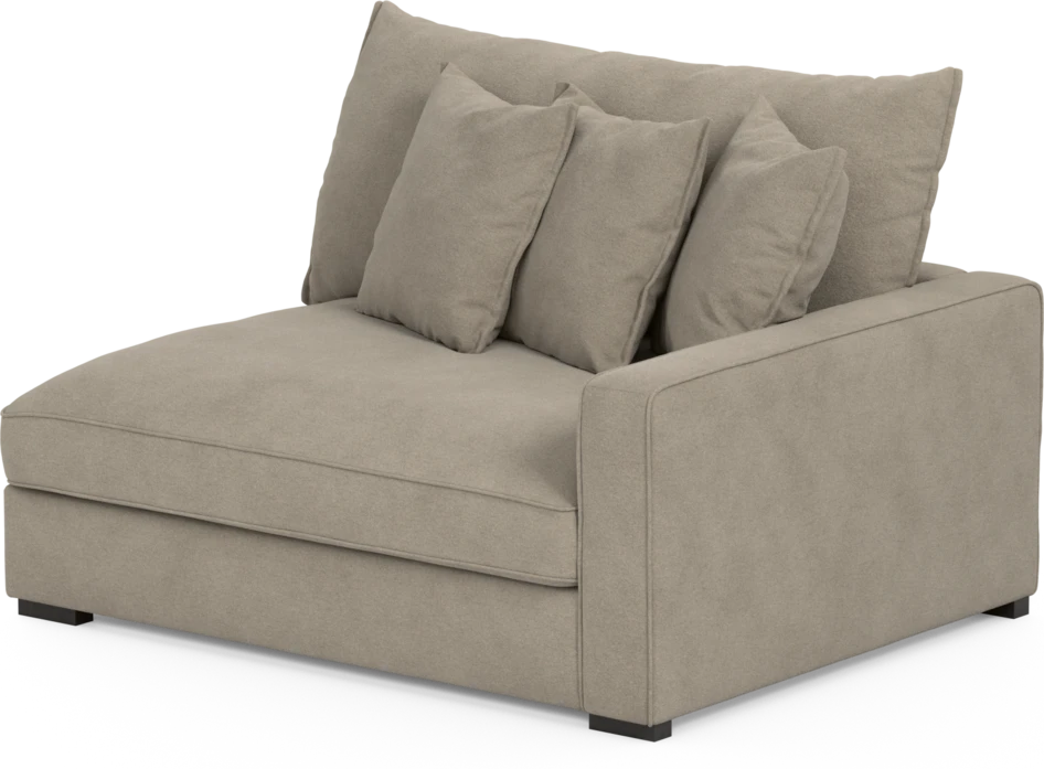 Rossi - 2-sits med armstöd höger - Beige