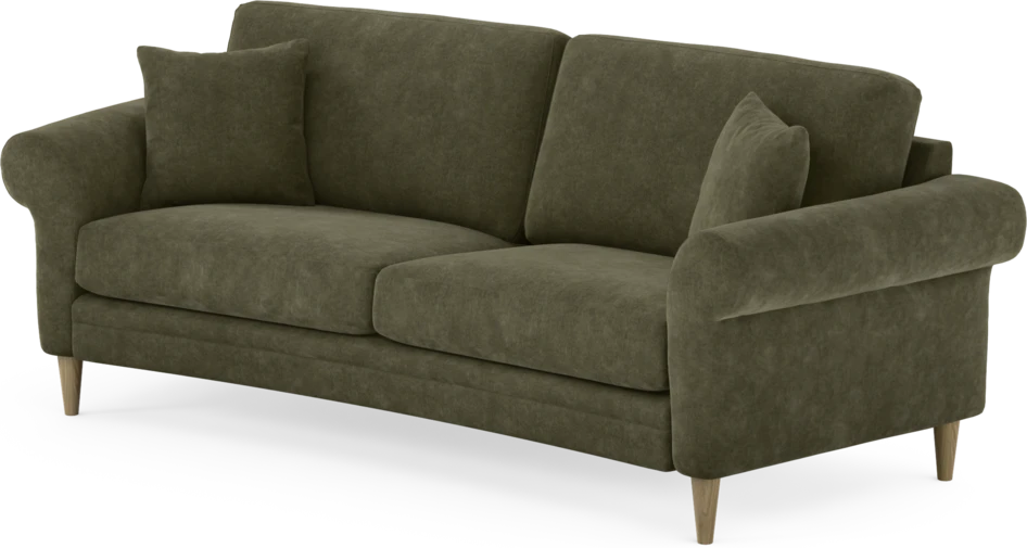 Eden - 2,5-sits soffa svängd - Grön