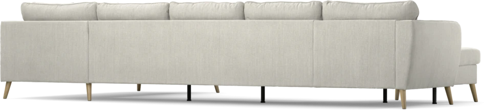 County - 4-sits soffa med schäslong vänster och divan höger - Grå