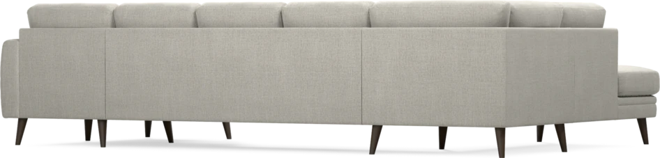 Eden - 3-sits soffa med divan vänster och schäslong höger - Grå