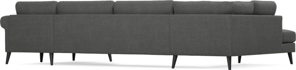 Bridge - 3-sits soffa med divan vänster och schäslong höger - Grå