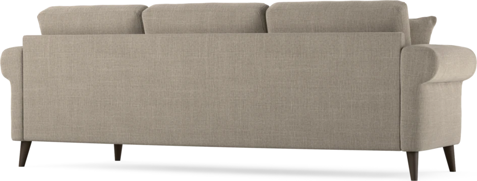 Eden - 3-sits soffa svängd - Beige