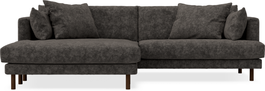 Harper - 4-sits med schäslong XL vänster - Grå