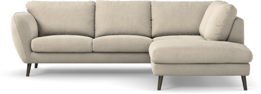 Madison - 2-sits soffa med divan höger - Beige