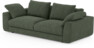 Amie - 3-sits soffa - Grön
