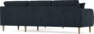 Eden - Hörnsoffa, 2,5+2,5-sits - Blå