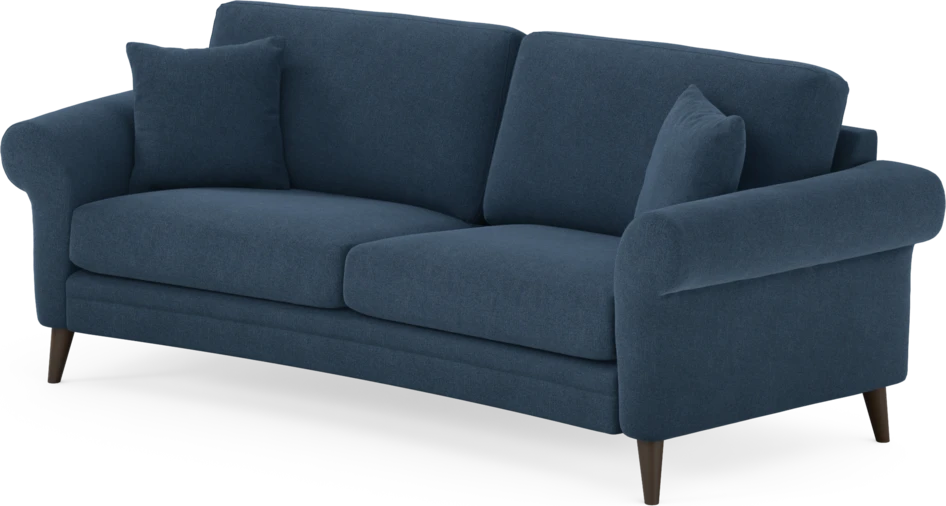 Eden - 2,5-sits soffa svängd - Blå