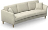 Eden - 3-sits soffa svängd - Beige