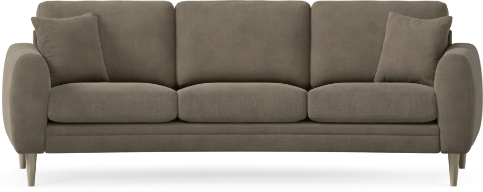 Eden - 3-sits soffa svängd - Beige