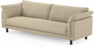 Cherrie - 4-sits soffa, hel dyna, fast klädsel - Beige