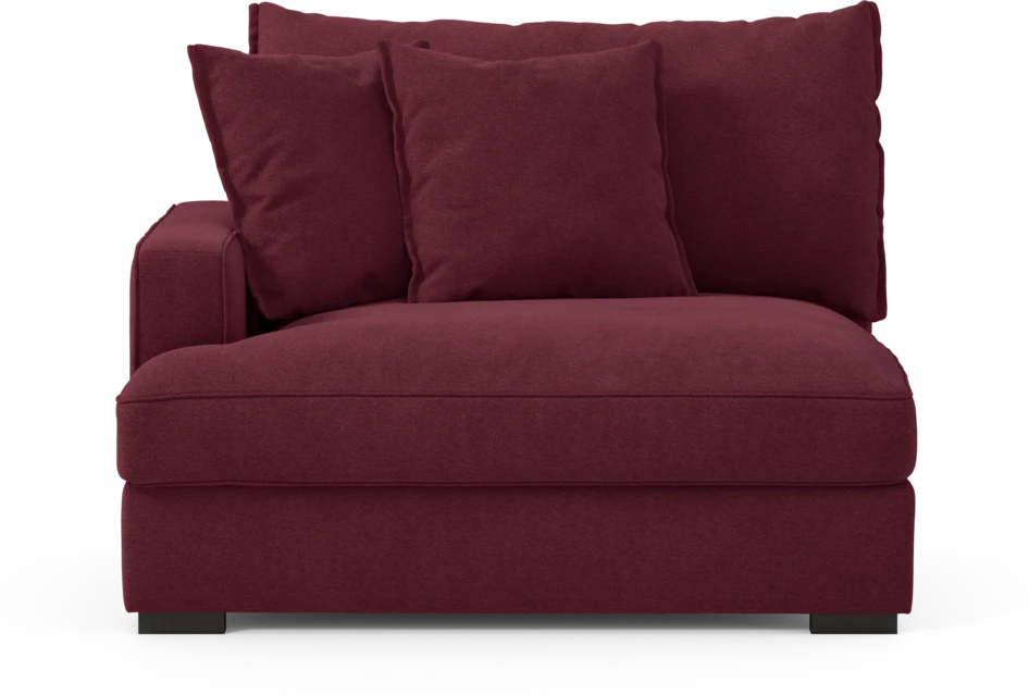 Rossi - 1,5-sits med armstöd vänster - Röd