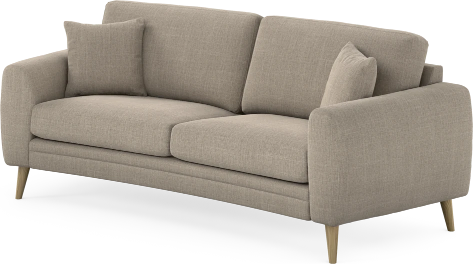 Eden - 2,5-sits soffa svängd - Beige