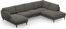 Madison Lux - 2-sits soffa med schäslong vänster och divan höger - Grå