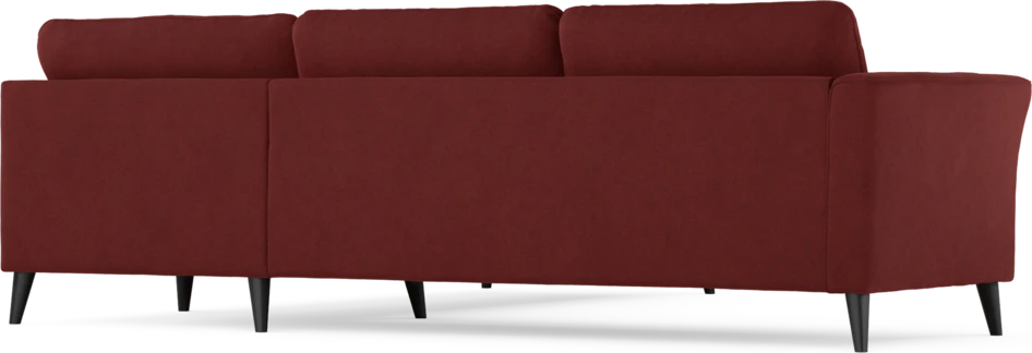 Bridge - Hörnsoffa, 2+2-sits - Röd