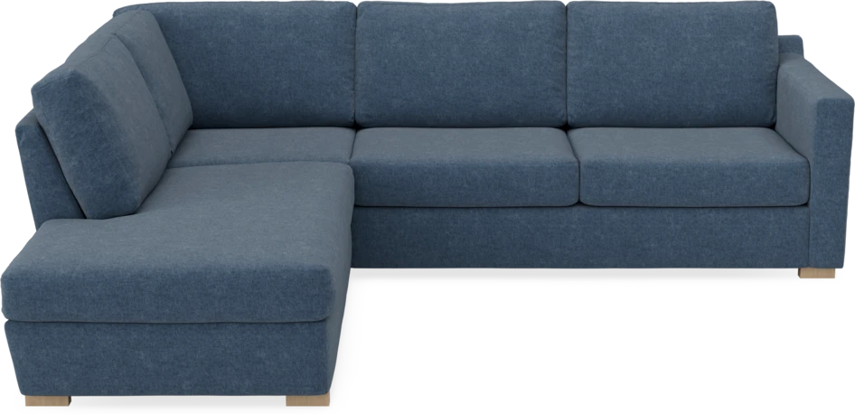 Friday - 2,5-sits soffa med divan vänster - Blå