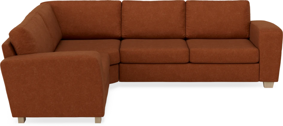 Friday - Hörnsoffa, 1,5+2,5-sits - Orange