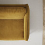 Madison Lux - 2-sits soffa med schäslong vänster - Gul