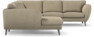 Madison - Hörnsoffa med schäslong vänster - Beige