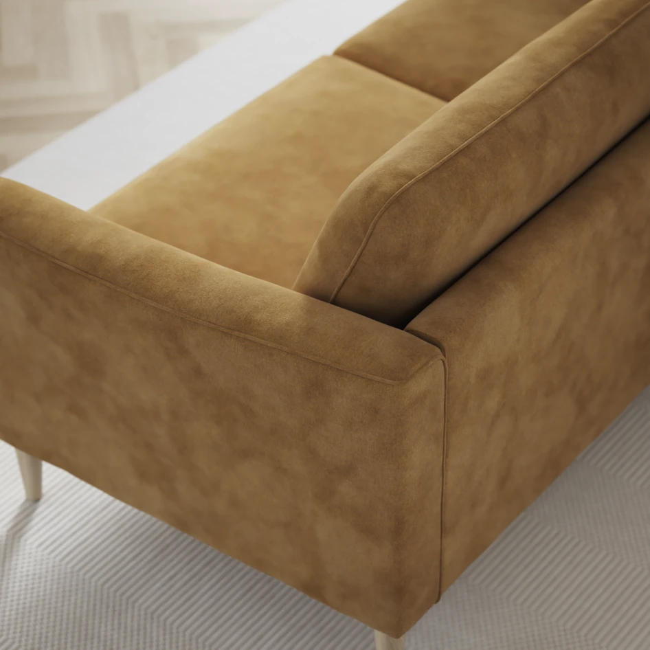 Bridge - 2-sits soffa - Gul