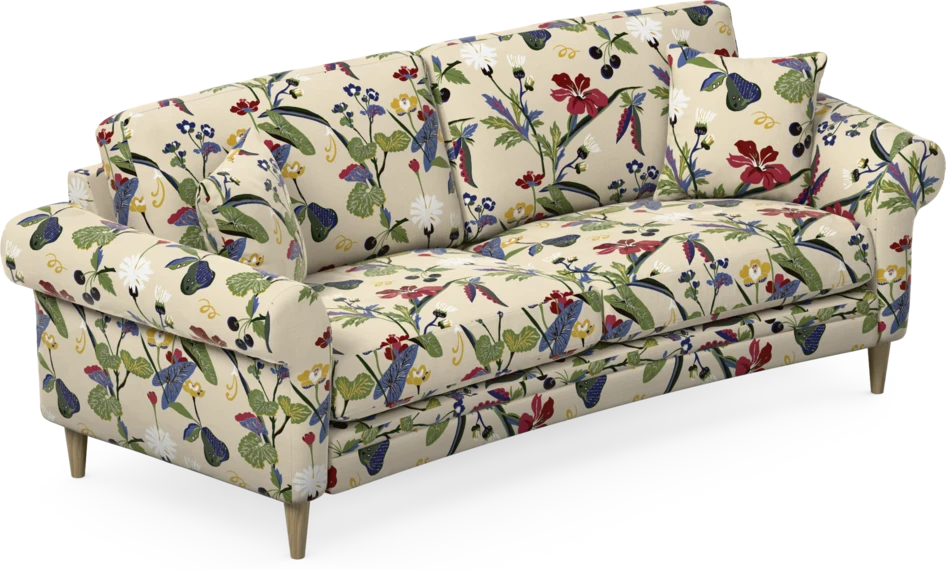 Eden - 2,5-sits soffa svängd - Flerfärgad