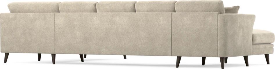 Eden - 3-sits soffa med schäslong vänster och divan höger - Beige