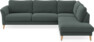 Bridge - 3-sits soffa med divan höger - Grå