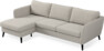 County - 3-sits soffa med flyttbar schäslong - Beige