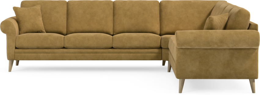 Eden - Hörnsoffa, 3+3-sits - Gul