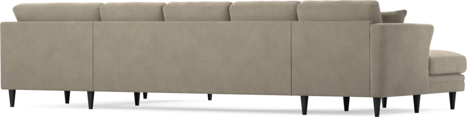 Eden - 3-sits soffa med schäslong vänster och divan höger - Beige