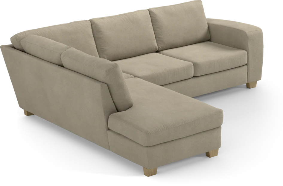 Friday - 2,5-sits soffa med divan vänster - Beige