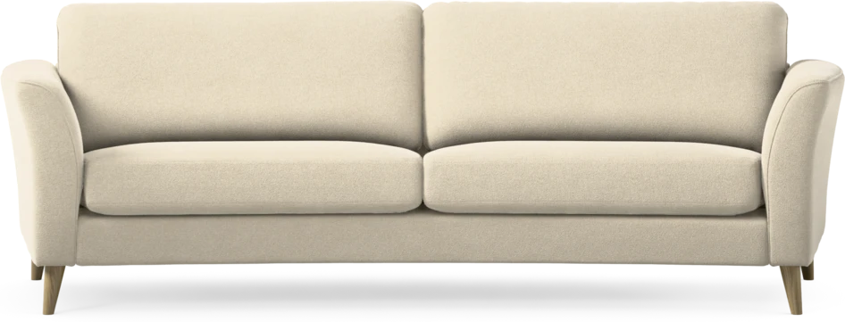 Bridge - 3-sits soffa svängd - Beige