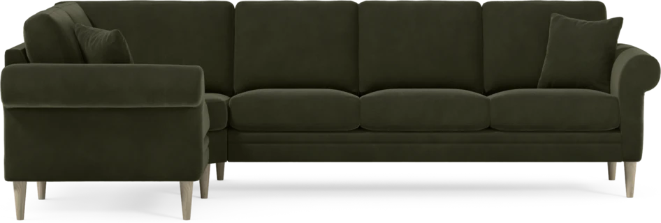 Eden - Hörnsoffa, 1+3-sits - Grön