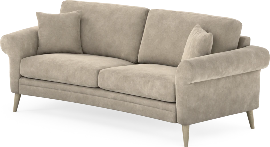 Eden - 2,5-sits soffa svängd - Beige