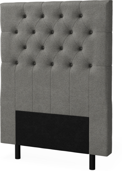 Delux Pikerad XL - Sänggavel, 90-210 cm - Grå